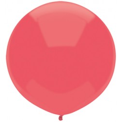 17" Outdoor Display Balloons Watermelon Red 72ct