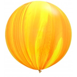 Super Agate 30" Yellow Orange 02Ct