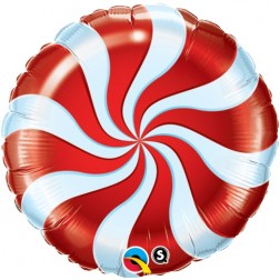 18" Candy Swirl Red