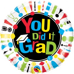 9" You Did It Grad!