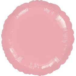 Standard Circle Metallic Pearl Pastel Pink