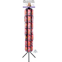 42 Peg Spinner Airfilled Letters & Numbers