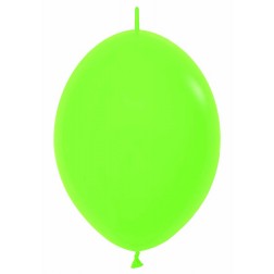 6" Fashion Solid Lime Green LOL (50ct)