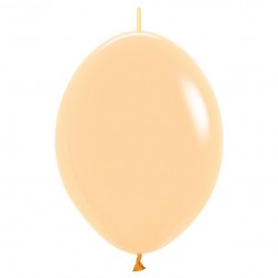 12" Fashion Peach Blush Link-O-Loons (25pcs) Sempertex Balloons