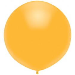 17" Outdoor Display Balloons Radiant Gold 72ct