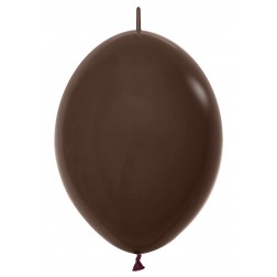 12" Fashion Chocolate Link-O-Loons (25pcs) Sempertex Balloons