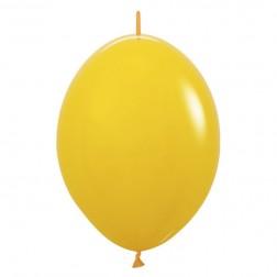 12" Fashion Honey Yellow Link-O-Loons (25pcs) Sempertex Balloons