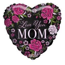 04" PR Love You Mom Embroidered