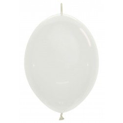 12" Crystal Clear Link-O-Loons (25pcs) Sempertex Balloons