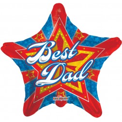 09" Best Dad Starburst