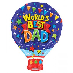  18" SP: PR World's Best Dad Shape Gellibean