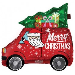 36" SP: Santa with Christmas Tree