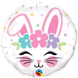 18" Bunny Face (pkgd)