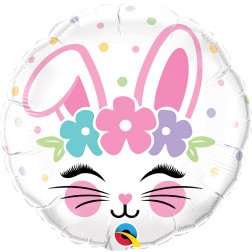 18" Bunny Face (pkgd)