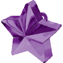 Star Balloon Weight - Purple