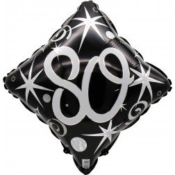 18" 80 Elegant Sparkles and Swirls Balloon Airise