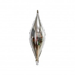 13" Taper Silver Balloon (AIR ONLY)