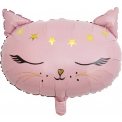 18" Shape Kitty Cat Pink