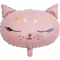15" Shape Kitty Cat Pink