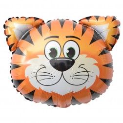 18" Tiger Head Balloon