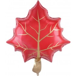 18" Red Maple Leaf
