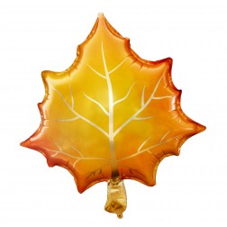 17" Orange Maple Leaf