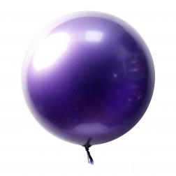 24" Chrome Bobo Balloon Violet