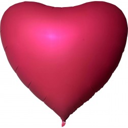 68" Fuchsia Heart