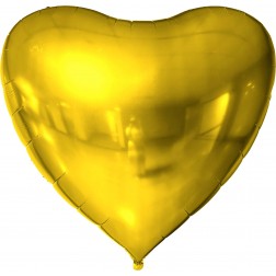 68" Gold Heart