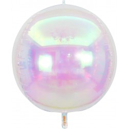 Orbs 10" Iridescent Clear Balloon (AIR ONLY)