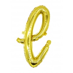 16" Gold Script Letter L