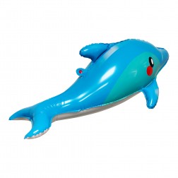 33" 3D Dolphin Blue