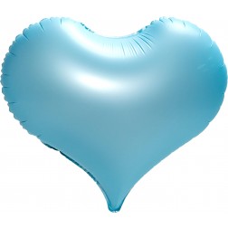 22" Matte Blue Hearts