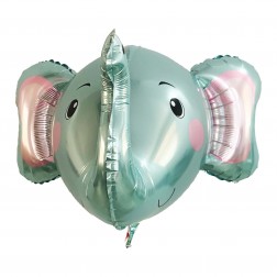 19" 3D Elephant Baby Blue  (AIR ONLY)
