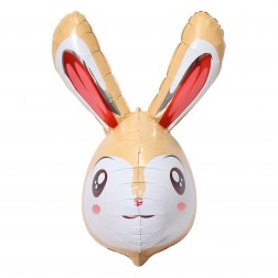 22" 3D Bunny Head Blush  (AIR ONLY)