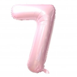 34" Baby Pink Number 7