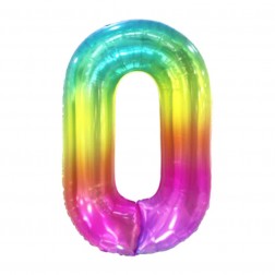 34" Gradiant Rainbow Number 0  (AIR ONLY)