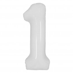34" Milky White Number 1  (AIR ONLY)