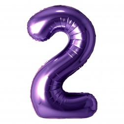 34" Purple Number 2