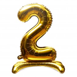 32" Stand Up Gold Number 2