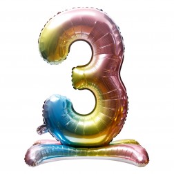 32" Stand Up Rainbow Number 3