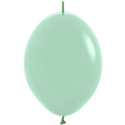 06" Pastel Dusk Green Tea Link-O-Loons (50pcs)