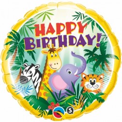 18" Birthday Jungle Friends
