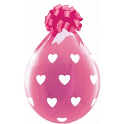 18" Big Hearts Diamond Clear 25Ct