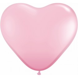 06" Pink Heart 100Ct