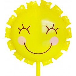 22" Matte Yellow Sun Balloon (AIR ONLY)