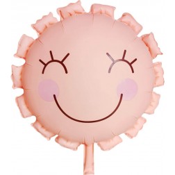 22" Matte Pink Sun Balloon (AIR ONLY)