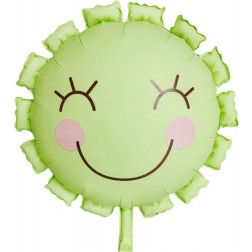 22" Matte Green Sun Balloon (AIR ONLY)