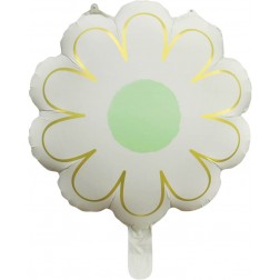 20" Matte Cream Flower Balloon