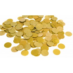 0.8oz Paper Confetti Dots Gold